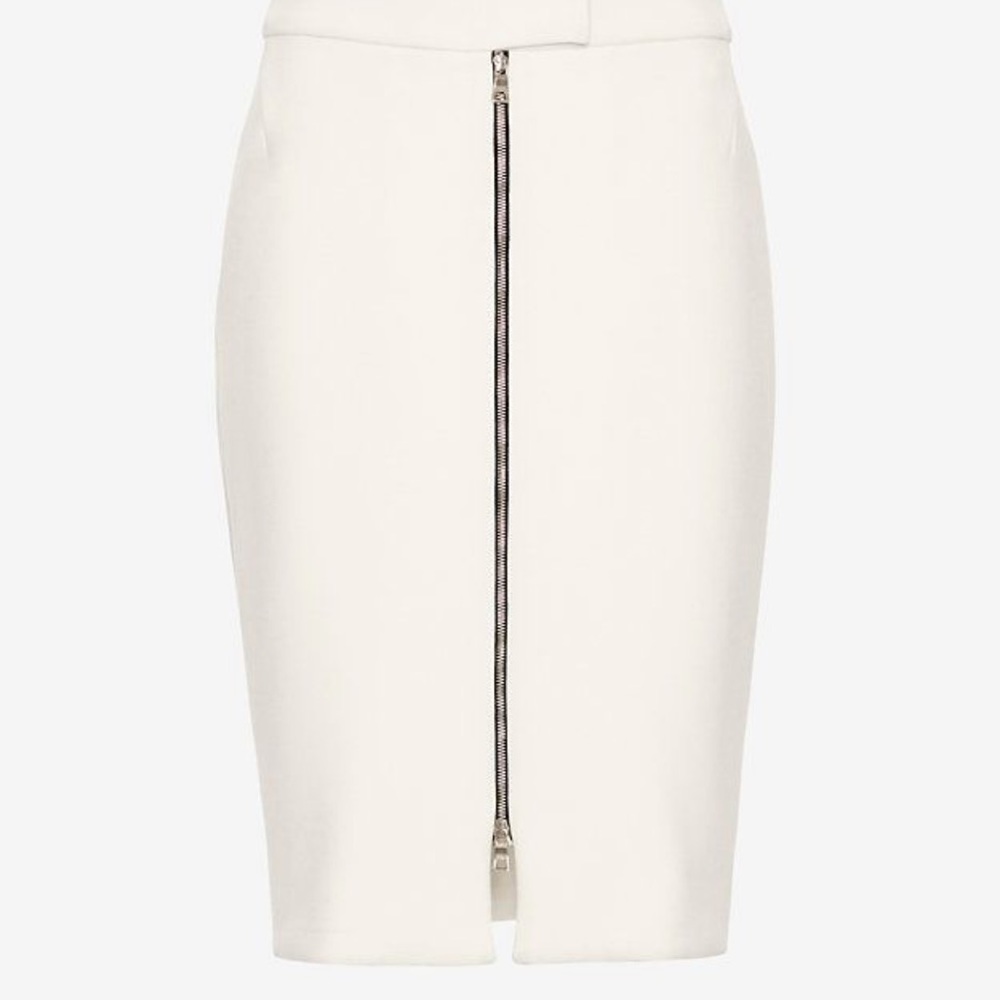 L'Agence Zip front skirt